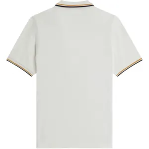 Поло с контрастной отделкой FRED PERRY, белый