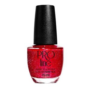 Флэш-лак для ногтей 3 частицы красный, 15 мл Maga Cosmetics Proline, цвет 3