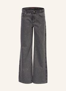 Джинсы с драгоценными камнями Only, серый