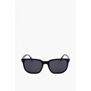 Солнцезащитные очки Wayfarer с темными линзами David Beckham, Black