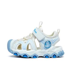 Низкие детские ботинки для малышей BIG WASP, бежево-голубой