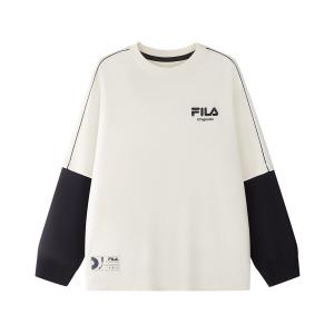 FILA KIDS Детская белая блузка с длинным рукавом в цвете pear blossom