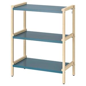 Открытый стеллаж EKENABBEN IKEA, 70x34x86 см, цвет aspen/blue