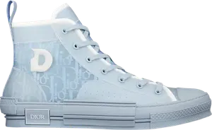 Кроссовки Daniel Arsham x Dior B23 High Dior Oblique - Light Blue, синий