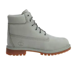 Ботинки Timberland Premium 6 Inch Junior с логотипом, серый