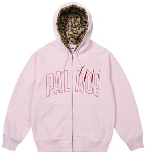 Толстовка Palace Claw Zip Hood, розовый