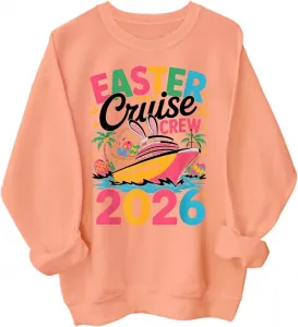 Толстовка Easter Cruise Crew 2026 с длинным рукавом и капюшоном