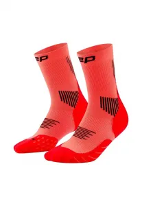Компрессионные спортивные носки core run средней высоты 5.0 Cep, Neon Coral