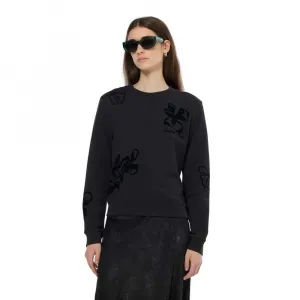 Толстовка Scotch & Soda Flock Artwork Regular Fit, черный