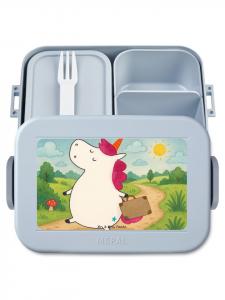 Mr. & Mrs. Panda Чемодан MEPAL Bentobox Unicorn Design без надписи, пастельно-синий цвет