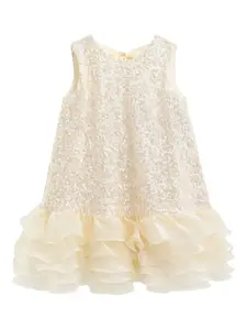 Платье Catania с оборками, украшенное пайетками Tulleen, золотой