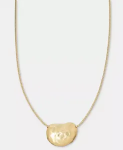 Ожерелье со скульптурным кулоном в виде самородка, 32 дюйма + удлинитель 3 дюйма, эксклюзивно в Macy's Style & Co, gold