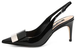 SERGIO ROSSI Тонкие туфли на шпильке женские черные