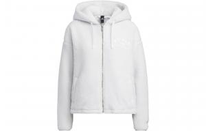 Пальто с бархатистой текстурой Symbol Adidas, серый