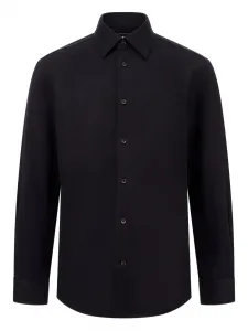 Рубашка с длинными рукавами Boggi Milano, черный
