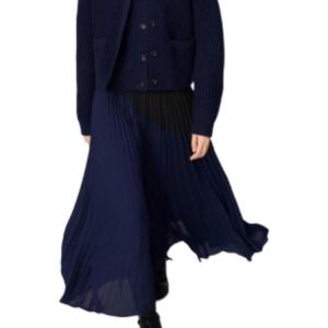 Клэр Уэйт Келлер C Collection FW25 Повседневная длинная юбка Women's UNIQLO, черный