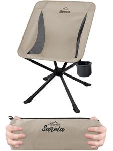Normani Outdoor Sports Походный стул Sarnia с подстаканником, бежевый