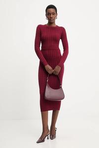 Свитер и юбка Answear.Lab, бордовый