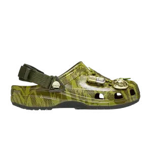 Кроссовки Crocs Aries x Classic Clog 'Dark Algae', зеленый
