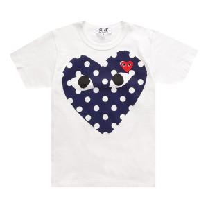 Футболка Comme des Garçons PLAY Polka Dot Tee 'White', белый
