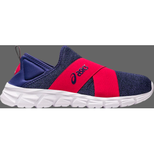 Кроссовки quantum lyte slip-on 'indigo blue speed red' Asics, синий