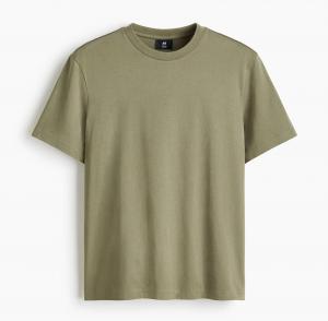 Футболка H&M Regular Fit, хаки