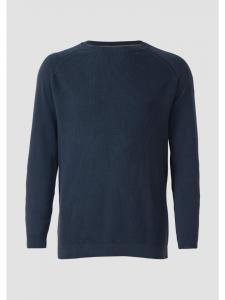 s.Oliver Вязаный свитер 5826_темно-синего цвета