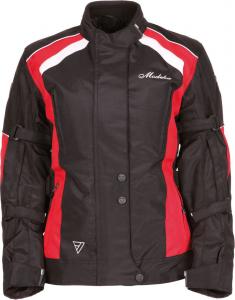 Куртка Modeka Janika мотоциклетная текстильная, черный/красный