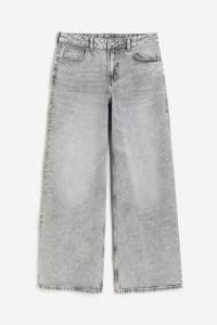 Джинсы H&M Baggy Regular, светло-серый