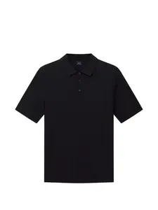 Поло с короткими рукавами Armani Exchange, черный