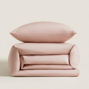 Пододеяльник из кружевной вставки Zara Home Lace Insert, розовый