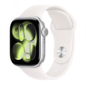 Умные часы Apple Watch Series 11 (GPS), 42 мм, Silver Aluminum Case/Light Blush Sport Band - M/L