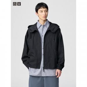 Ветровка с капюшоном Uniqlo Unisex, 09 черный