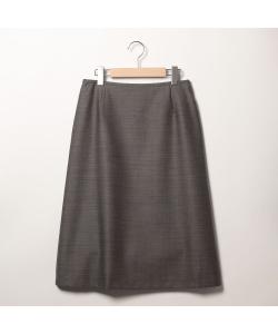 юбка из шерстяной шамбре