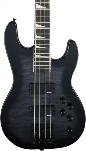 Бас-гитара Jackson JS Series Concert Bass JS3Q 4-струнная, гриф из амаранта, прозрачный черный градиент