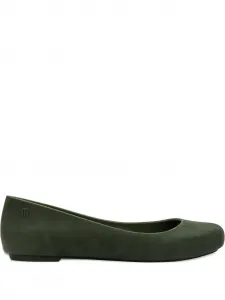 Бархатные балетки sweet love Melissa, зеленый