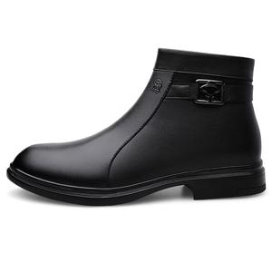 LAORENTOU Мужские повседневные туфли черные с гладкой отделкой, цвет Black Smooth Finish