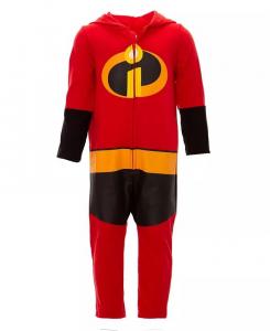 Комбинезон для косплея «Суперсемейка» Mr. Incredible на молнии для мальчиков от новорожденных до Disney, красный