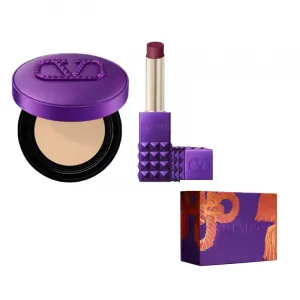 Ограниченный новогодний набор помады с воздушной подушкой, легко наносится Valentino