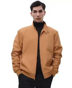 Мужская классическая бомбер-куртка на молнии Rokka&Rolla, золотой