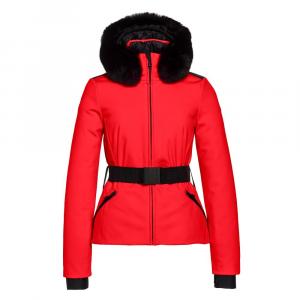 Пуховая лыжная куртка Goldbergh Hida с искусственным мехом (женская), Flame