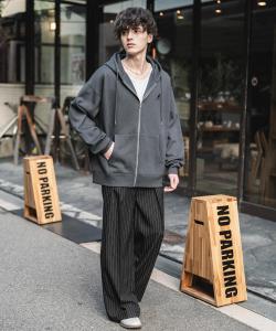 Толстовка на молнии большого размера с флисовой подкладкой и вышитым логотипом, созданная в сотрудничестве с KANGOL.