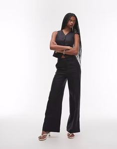 & Other Stories льняные брюки черного цвета - часть комплекта