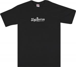 Футболка Supreme Stay Positive Tee 'Black', черный