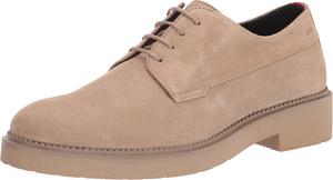 Мужские замшевые оксфорды HUGO с массивной подошвой, Oat Milk