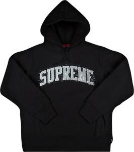 Толстовка Supreme Water Arc Hooded Sweatshirt 'Black', черный