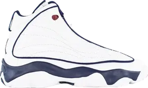 Кроссовки Jordan Pro Strong GS White Midnight Navy, белый