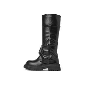 Сапоги женские 5 см JOSINY, Black (Thin Fleece)