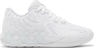 Кроссовки Puma MB.01 Lo Jr Team Colors - Triple White, белый