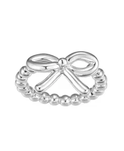 Кольцо-Бантик с золотым и серебряным покрытием Macy'S, silver